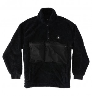 Black DC Shoes Avalon - Mock Neck Fleece | 218DZTYLC