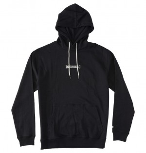 Black DC Shoes Baseline Ph - Hoodie | 243SVIHPY