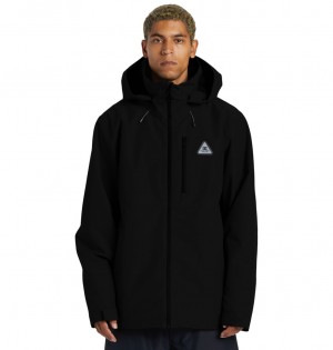 Black DC Shoes Basis 30K - Technical Snow Jacket | 718UTFNJE