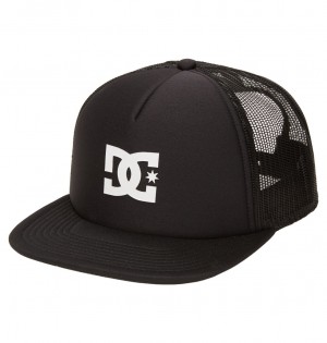 Black DC Shoes Gas Station - Trucker Cap | 928XTGZEC