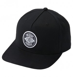 Black DC Shoes Slacker - Snapback Cap | 890LJQZHF