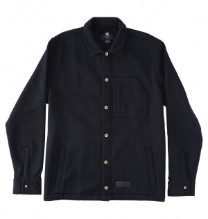 Black DC Shoes The Lux - Overshirt | 694QSKEHZ