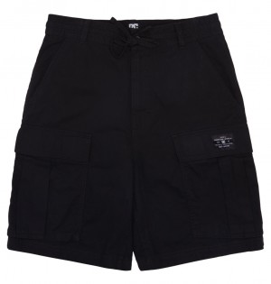 Black DC Shoes Tundra - Cargo Shorts | 398EUFVAM