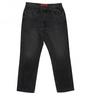 Black Denim DC Shoes Worker - Relaxed Fit Jeans | 913WSKOPI