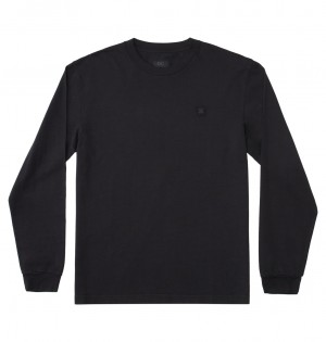 Black Garment Dye DC Shoes DC 1994 - Long Sleeve T-Shirt | 089THWBKE