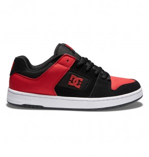 Black / Athletic Red DC Shoes Manteca 4 - Shoes | 195FJCRXS