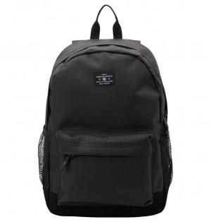 Black / Black DC Shoes Backsider Core 20L - Medium Backpack | 346AXWUFY