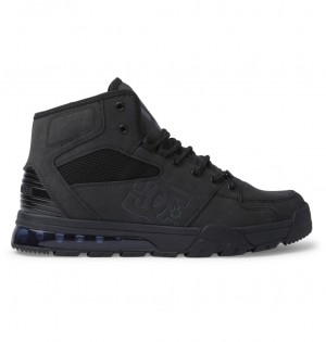 Black / Black / Black DC Shoes Versatile Hi WR - Lace-Up Boots | 196GUHMEK