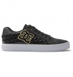 Black / Gold DC Shoes Chelsea Plus Se Sn - Shoes | 948LQZOVW