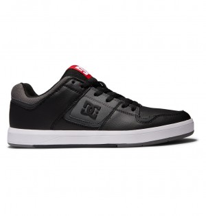 Black / Grey DC Shoes DC Cure - Leather Skate Shoes | 695AMJGOD