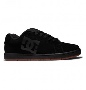 Black / Gum DC Shoes Gaveler - Leather Shoes | 596CSZQHX