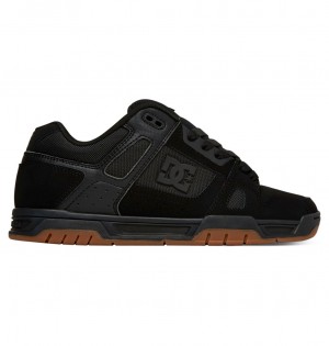 Black / Gum DC Shoes Stag - Leather Shoes | 790OXLSVP