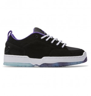 Black / Purple DC Shoes Clocker - Shoes | 810OJBCWV