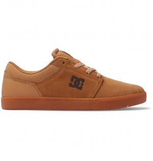 Brown / Tan DC Shoes Crisis 2 S - Skate Shoes | 986MVOPWL