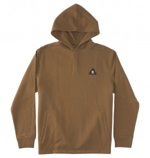 Capers DC Shoes Offpeak - Hooded Henley Top | 623BWRUDO