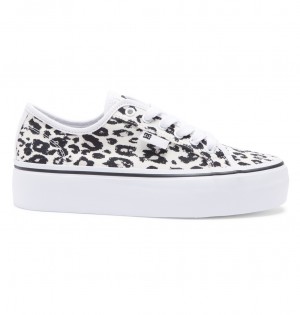 Cheetah Print DC Shoes Manual Platform - Flatform Shoes | 965MZUBJF