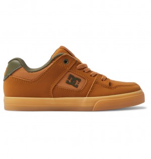 Dark Chocolate / Wheat / Gum DC Shoes Pure Elastic - Shoes 8-16 | 568DUYCOI