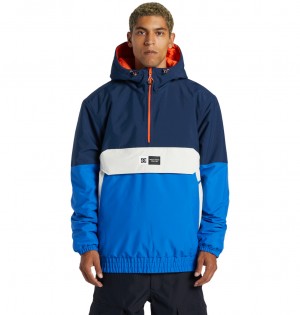 Dress Blues DC Shoes Nexus - Technical Reversible Anorak Snow Jacket | 879LAQEUK