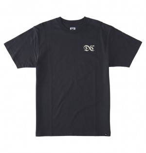 Ebony DC Shoes The Issue - T-Shirt | 805KHFYBG