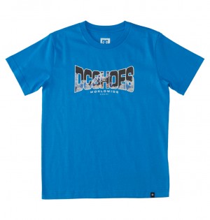 French Blue DC Shoes Astro - T-Shirt 8-16 | 091TJRWHM