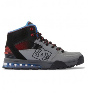 Grey / Blue Ashes DC Shoes Versatile Hi WR - Lace-Up Boots | 541KCYUIE