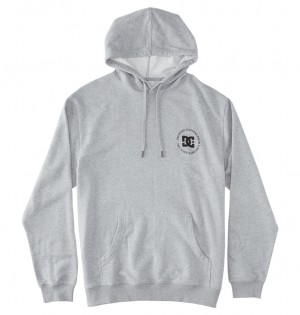 Heather Grey DC Shoes Concrete - Hoodie | 769JWRKUI