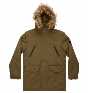 Ivy Green DC Shoes Bamberg - Water-Resistant Parka | 453UZIWHQ