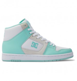 Mint DC Shoes Manteca 4 Hi - High-Top Leather Shoes | 201GNASRL