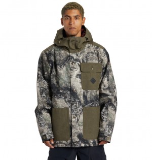 Mossy Oak Terra Coyote Camo DC Shoes Servo - Technical Snow Jacket | 142HIAWEC