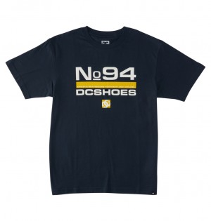 Navy Blazer DC Shoes Nine Four - T-Shirt | 756ILBYRS