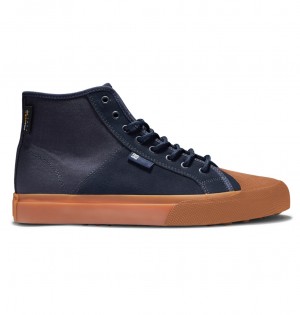 Navy / Gum DC Shoes Manual Hi Wnt - High-Top Shoes | 064TRHMIG