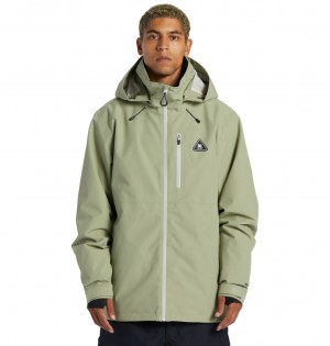 Oil Green DC Shoes Basis 30K - Technical Snow Jacket | 362REKHGC