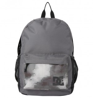 Pewter DC Shoes Backsider Seasonal 20L - Medium Backpack | 930BNJFPR