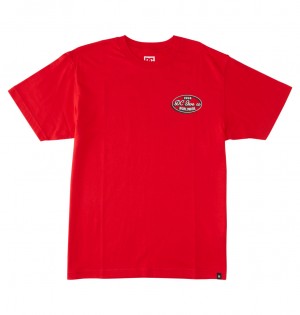 Racing Red DC Shoes Truckin - T-Shirt | 730AJQSZV