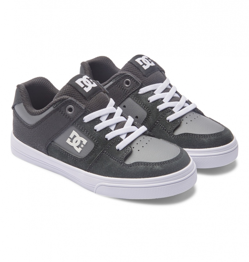 Anthracite / Black DC Shoes Pure Elastic - Shoes 8-16 | 876VYRKQB