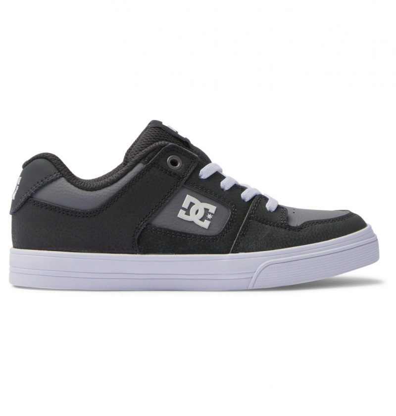 Anthracite / Black DC Shoes Pure Elastic - Shoes 8-16 | 876VYRKQB