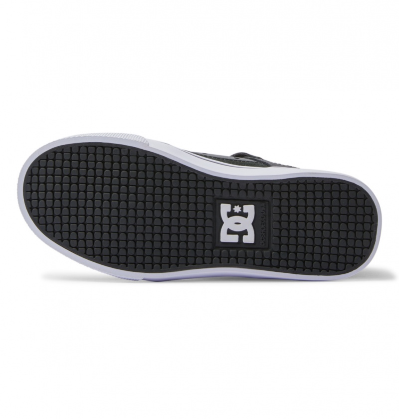 Anthracite / Black DC Shoes Pure High-Top EV - High-Top Leather Shoes | 072LJEFXU