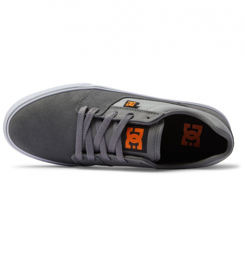 Asphalt Grey DC Shoes Tonik - Leather Shoes | 294GFZDUL