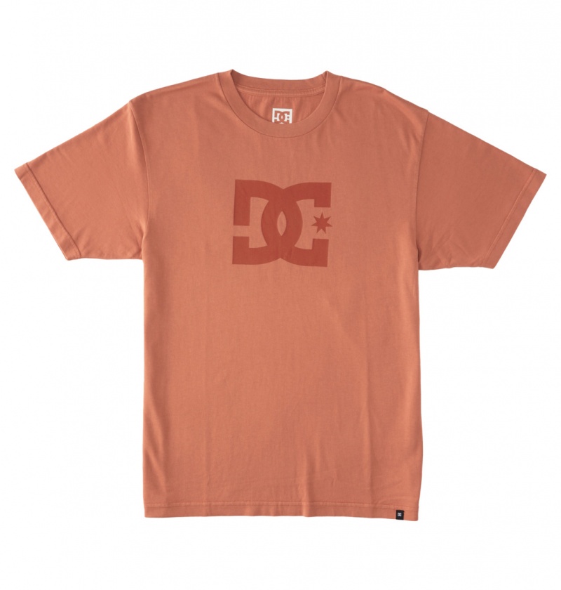 Auburn Enzyme Wash DC Shoes DC Star Pigment Dye - T-Shirt | 432MPSZBT