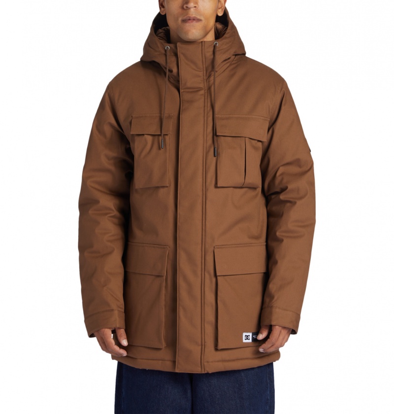 Bison DC Shoes Maybury - Hooded Parka | 628YNBCUX