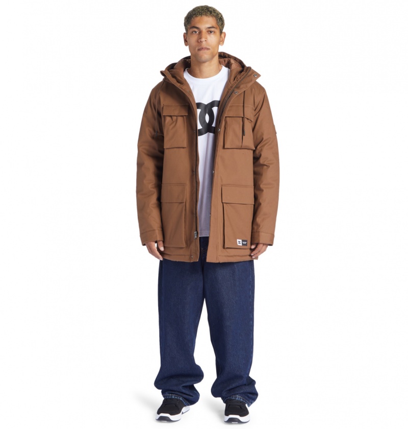 Bison DC Shoes Maybury - Hooded Parka | 628YNBCUX