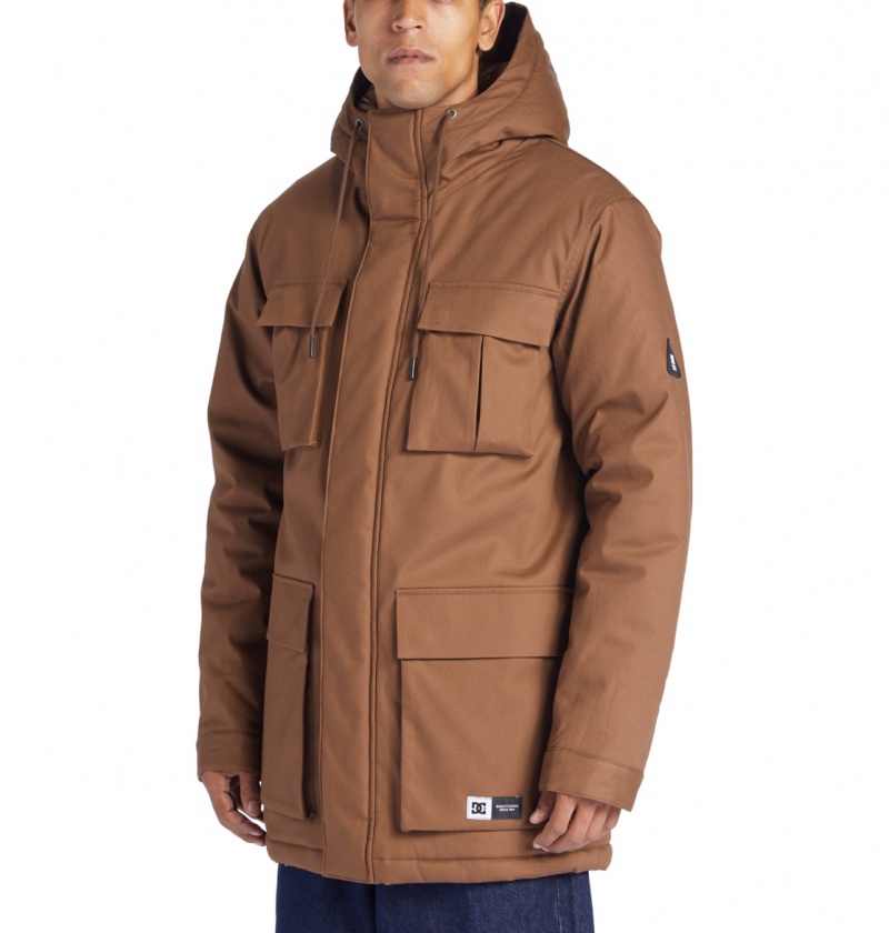 Bison DC Shoes Maybury - Hooded Parka | 628YNBCUX