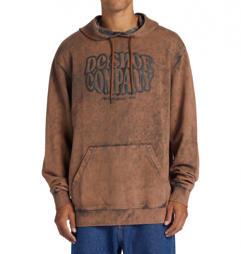 Bison Storm Wash DC Shoes Contour - Hoodie | 852APWKNG