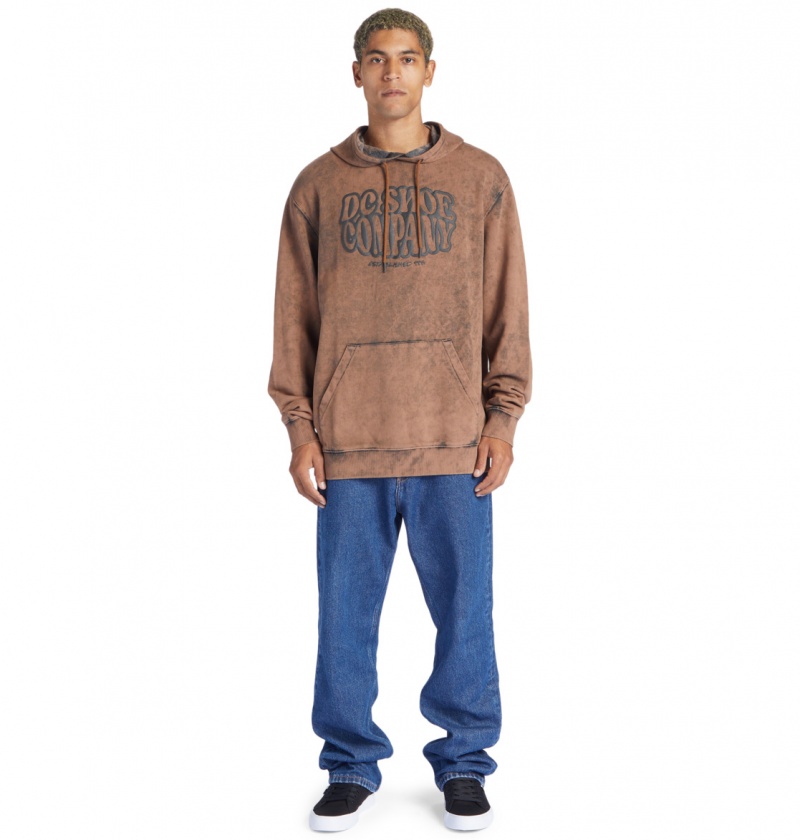 Bison Storm Wash DC Shoes Contour - Hoodie | 852APWKNG