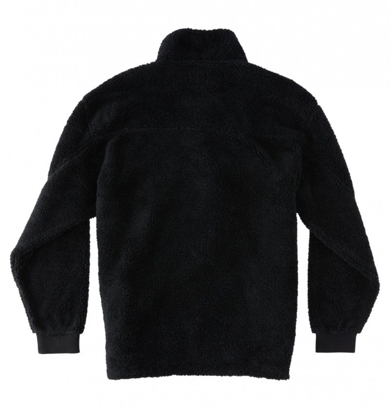 Black DC Shoes Avalon - Mock Neck Fleece | 218DZTYLC