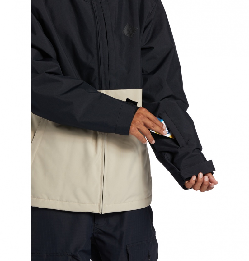 Black DC Shoes Basis - Technical Snow Jacket | 932RKJYWP