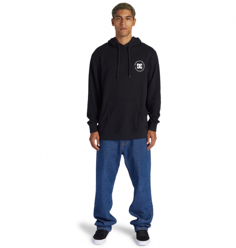 Black DC Shoes Concrete - Hoodie | 503GZYPNH