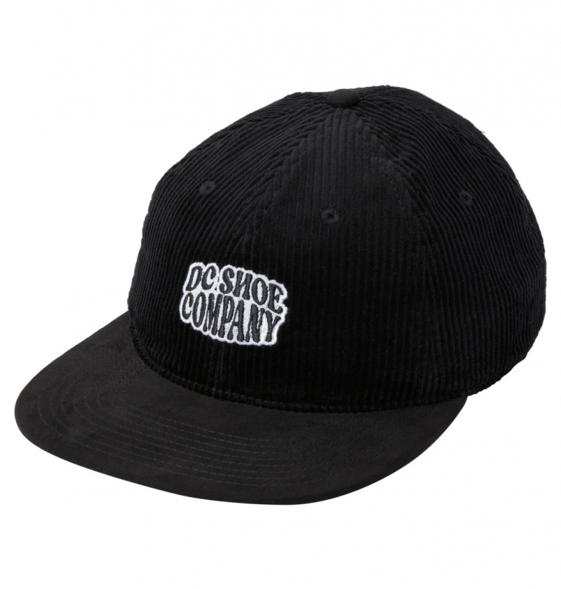 Black DC Shoes Cypher - Strapback Cap | 648WMUSDT