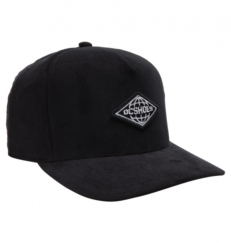 Black DC Shoes DC Expo - Snapback Cap | 532SILWKH