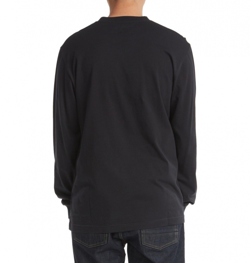 Black DC Shoes DC Star - Long Sleeve T-Shirt | 075NYSTQW